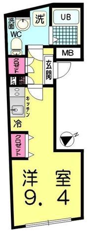 Cross Gray町屋の間取り画像