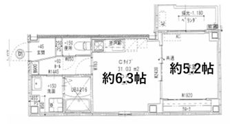 GARDENIA天王寺南の間取り画像