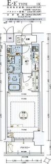 エステムコート名古屋今池アーバンゲートの間取り画像