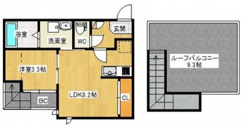 GRANDTIC AQUAの間取り画像