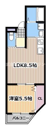 グレートヒルズ7番館の間取り画像