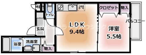 フジパレス守口Ⅱ番館の間取り画像