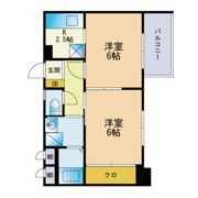 ドミール平尾の間取り画像