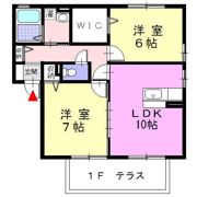 パティオKの間取り画像