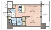 プレジオ都島ASIANの間取り画像