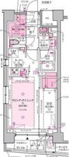 クレヴィア日本橋の間取り画像