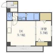 リップル南森町の間取り画像