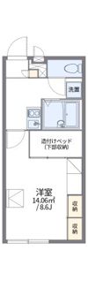 レオパレスみどりの間取り画像