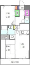 パレロワイヤル朝日5丁目の間取り画像