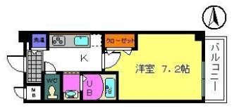 ｼｬﾙﾏﾝﾌｼﾞ天神橋ﾘﾊﾞｰｻｲﾄﾞの間取り画像