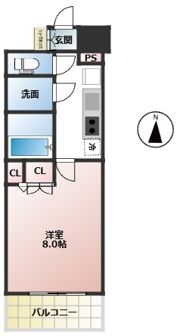 コンフォリア江坂の間取り画像
