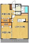 プレミールNakamaIIIの間取り画像