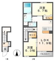 Le Grand Y(ルグランイグレック）の間取り画像