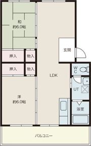 山根台第1住宅 B棟の間取り画像