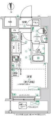 クラリッサ横浜ロッソの間取り画像