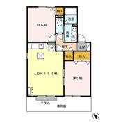 メゾン リベルテ A/Bの間取り画像