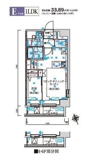 リヴシティ初台の間取り画像