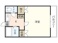 東中央町ハイツの間取り画像