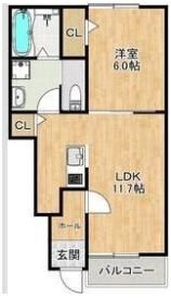 AFC RESIDENCE 見付Bの間取り画像