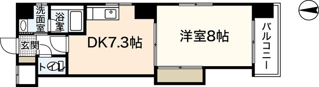 ビバーチェ平野町の間取り画像