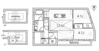 Room’s三軒茶屋の間取り画像