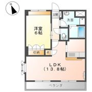 ソレイユ鉄屋の間取り画像