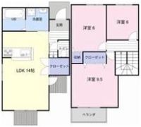 本堅田戸建Aの間取り画像