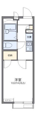 レオパレスKOIKEⅡの間取り画像