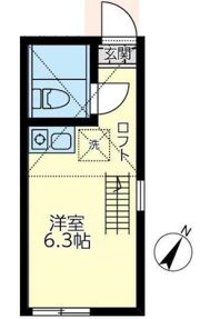 ユナイト東白楽ポルナレフの間取り画像