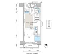 パークアクシス日本橋本町の間取り画像