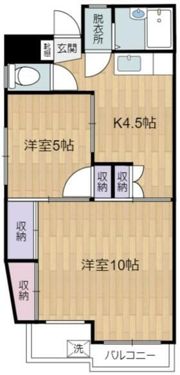 カエサル千早町の間取り画像