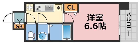 プレサンス大国町アドロッソの間取り画像