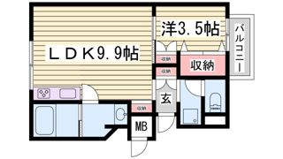 パロス須磨浦通の間取り画像