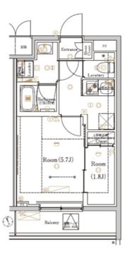 RELUXIA TOKYO NORTHの間取り画像