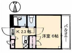 ハッピーハイツ今の間取り画像