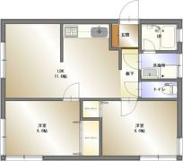 霞ヶ丘ハイツの間取り画像