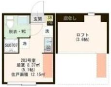 MoonStarTOKIWADAIの間取り画像
