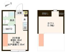 ラヴィ新小岩の間取り画像
