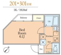 アレッサ西日暮里の間取り画像