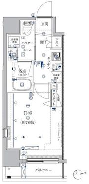 クレイシア芝浦ウォーターフロントの間取り画像