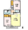 アムール A棟の間取り画像
