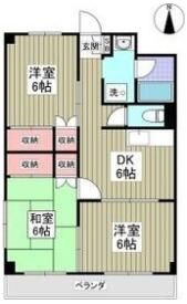 カンケン東新井マンションの間取り画像