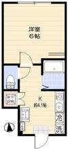 アオアクア浜田山の間取り画像
