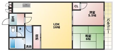 コーポ幸の間取り画像