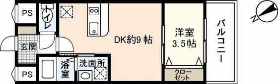 Lion鶴見の間取り画像