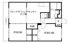 サニーサイド砥部の間取り画像