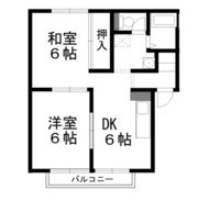 パークサイドよこおBの間取り画像