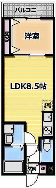 川越こもれびLyckaの間取り画像