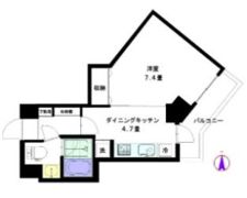 エクセリア大山の間取り画像