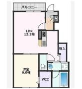 グラッドネス江坂の間取り画像